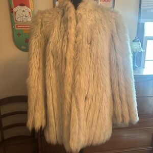 Vintage made in USA faux fur coat